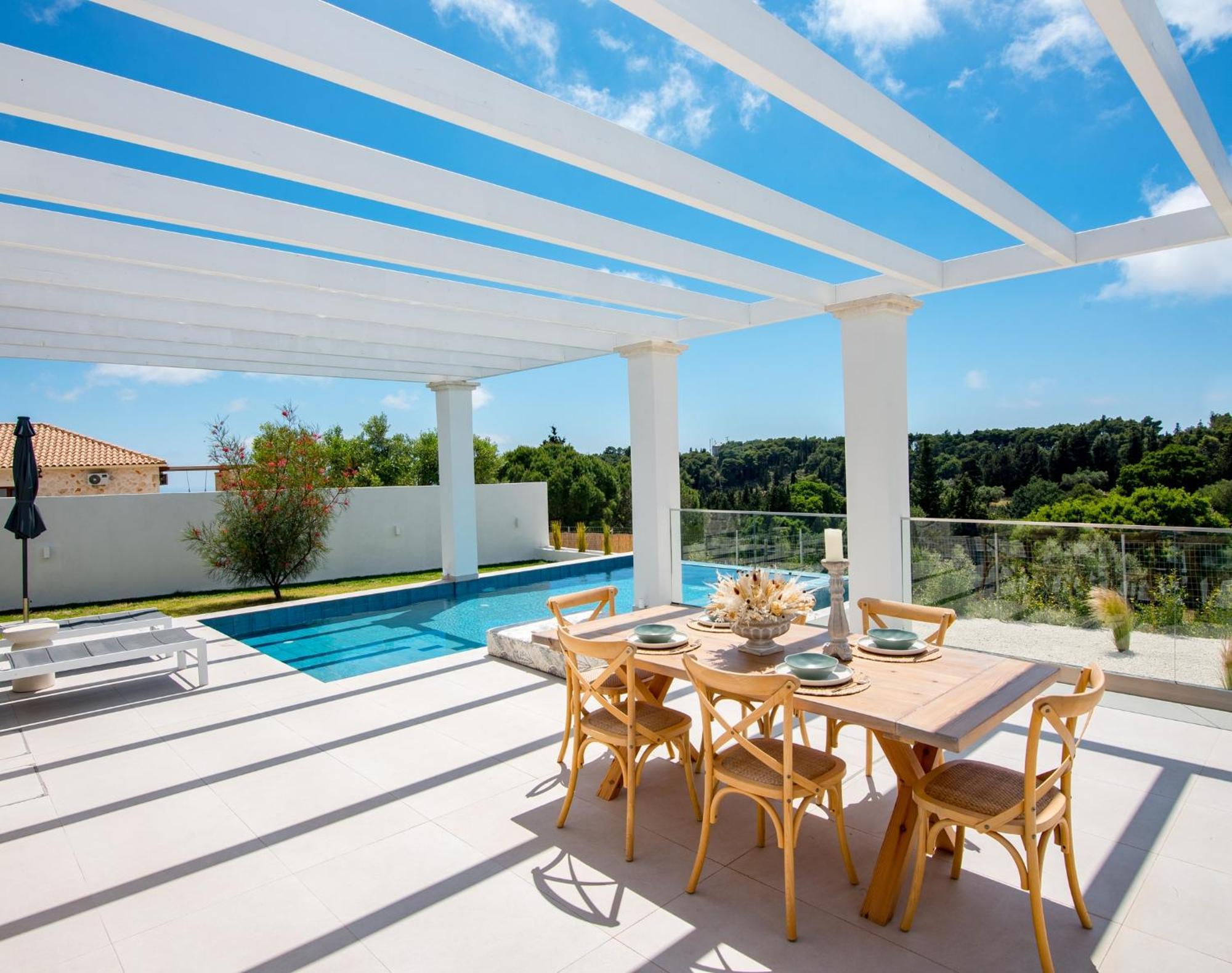 Luz Blanca Villa Agios Leon Luaran gambar