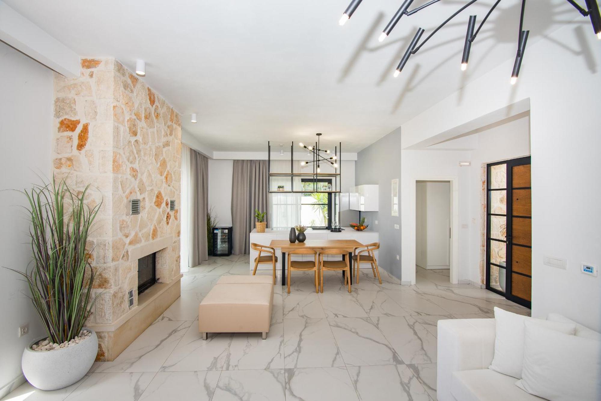 Luz Blanca Villa Agios Leon Luaran gambar