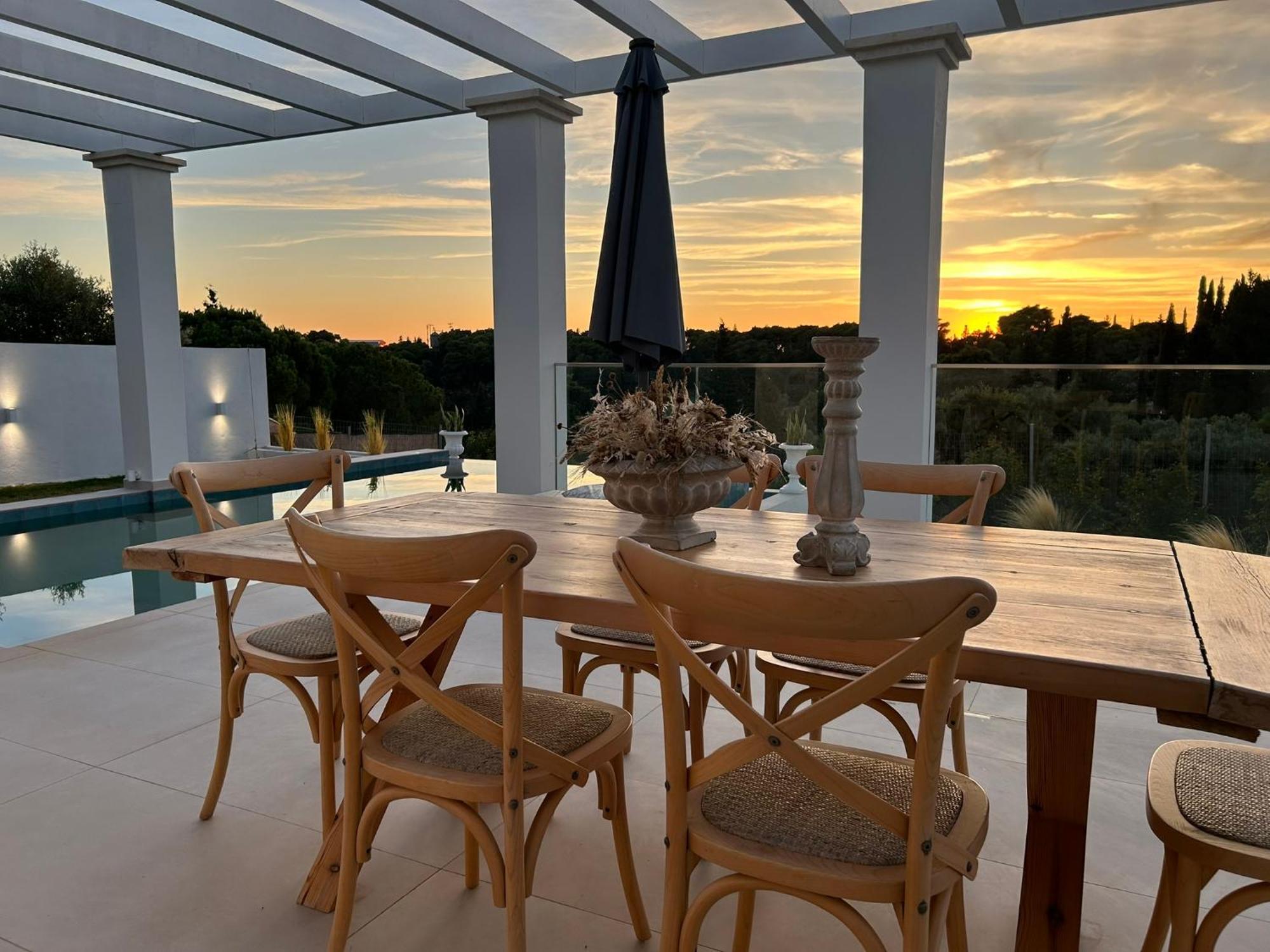 Luz Blanca Villa Agios Leon Luaran gambar