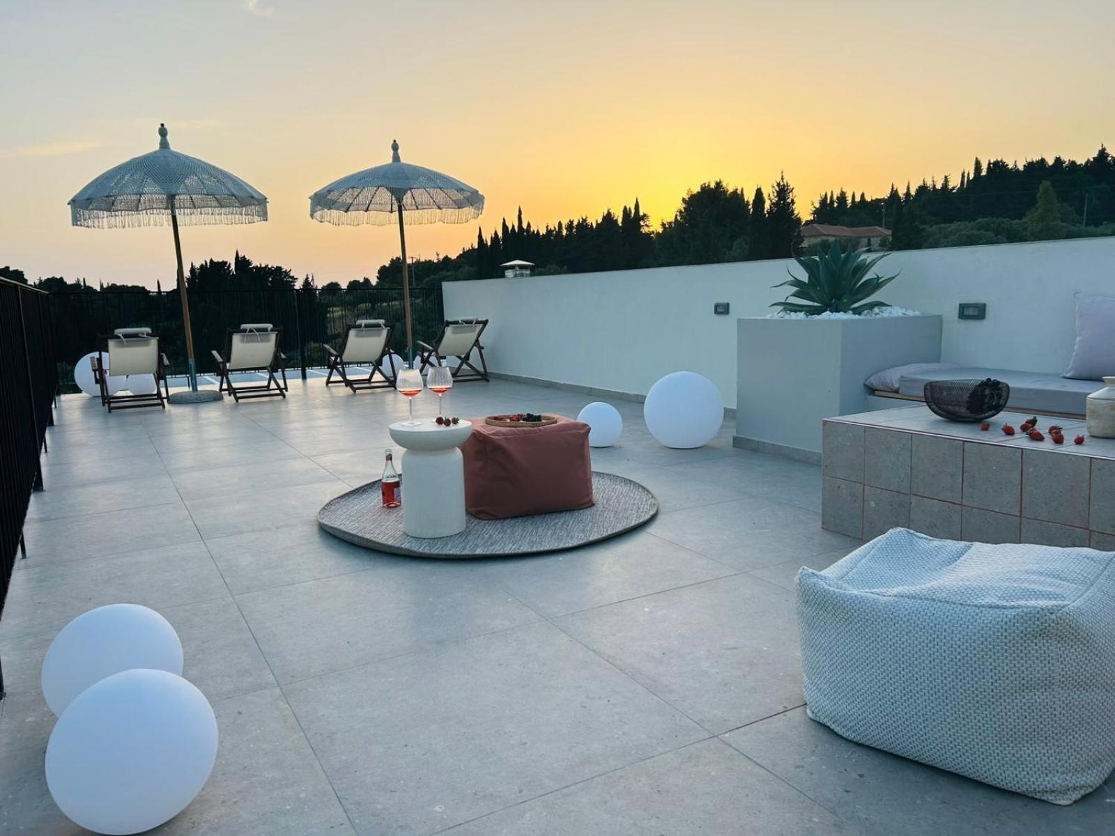 Luz Blanca Villa Agios Leon Luaran gambar